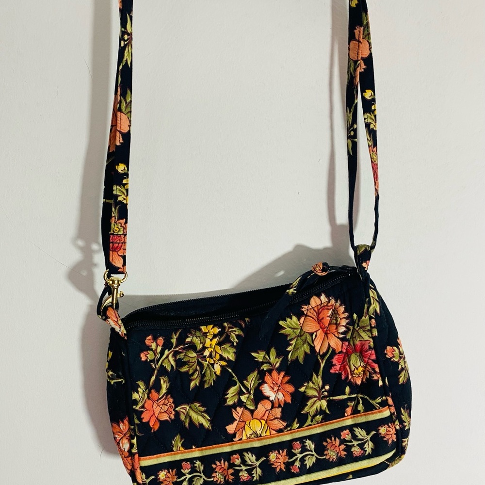 QK Floral Crossbody Bag